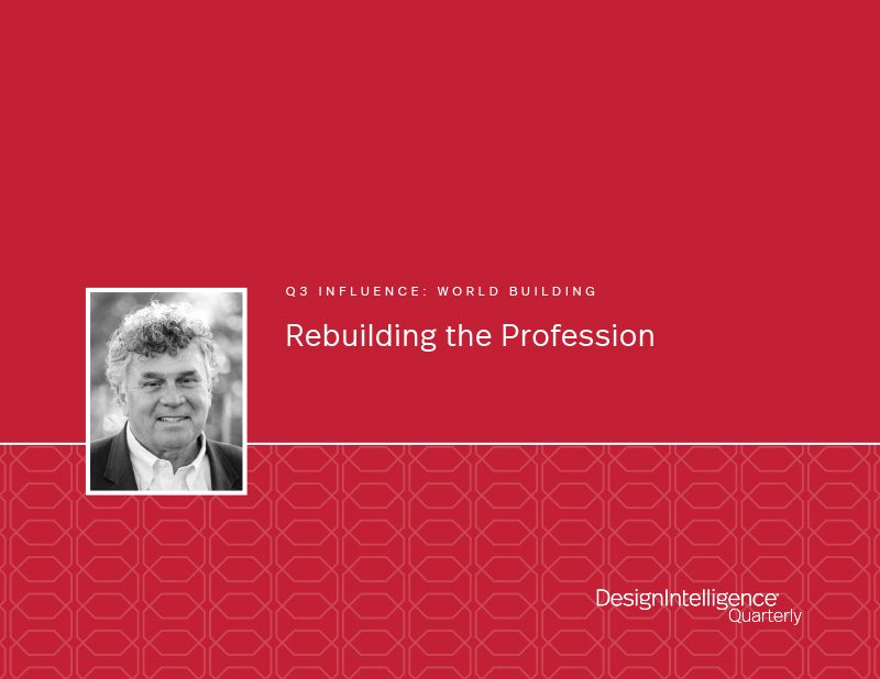 Rebuilding the Profession