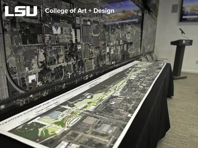 LSU Landscape Architecture Students Redesign Downtown Baton Rouge