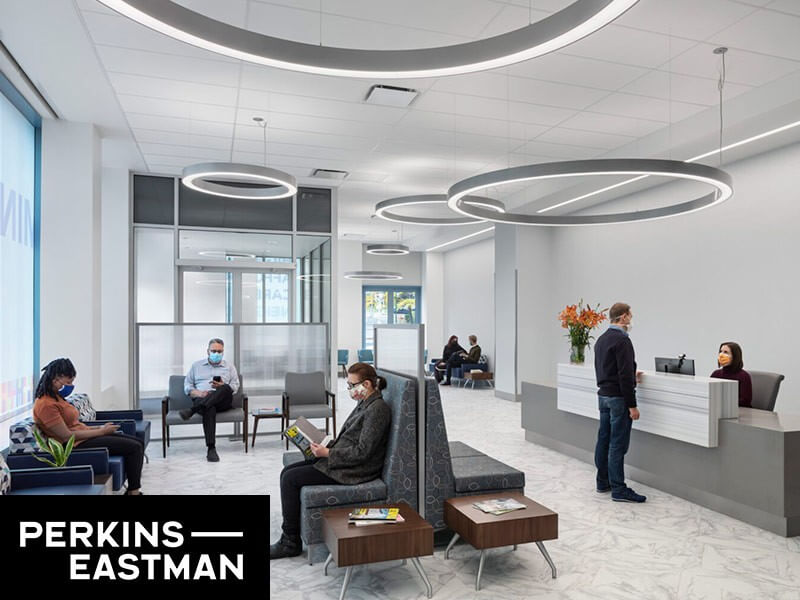 Perkins Eastman Designs 3 COVID-19 Centers